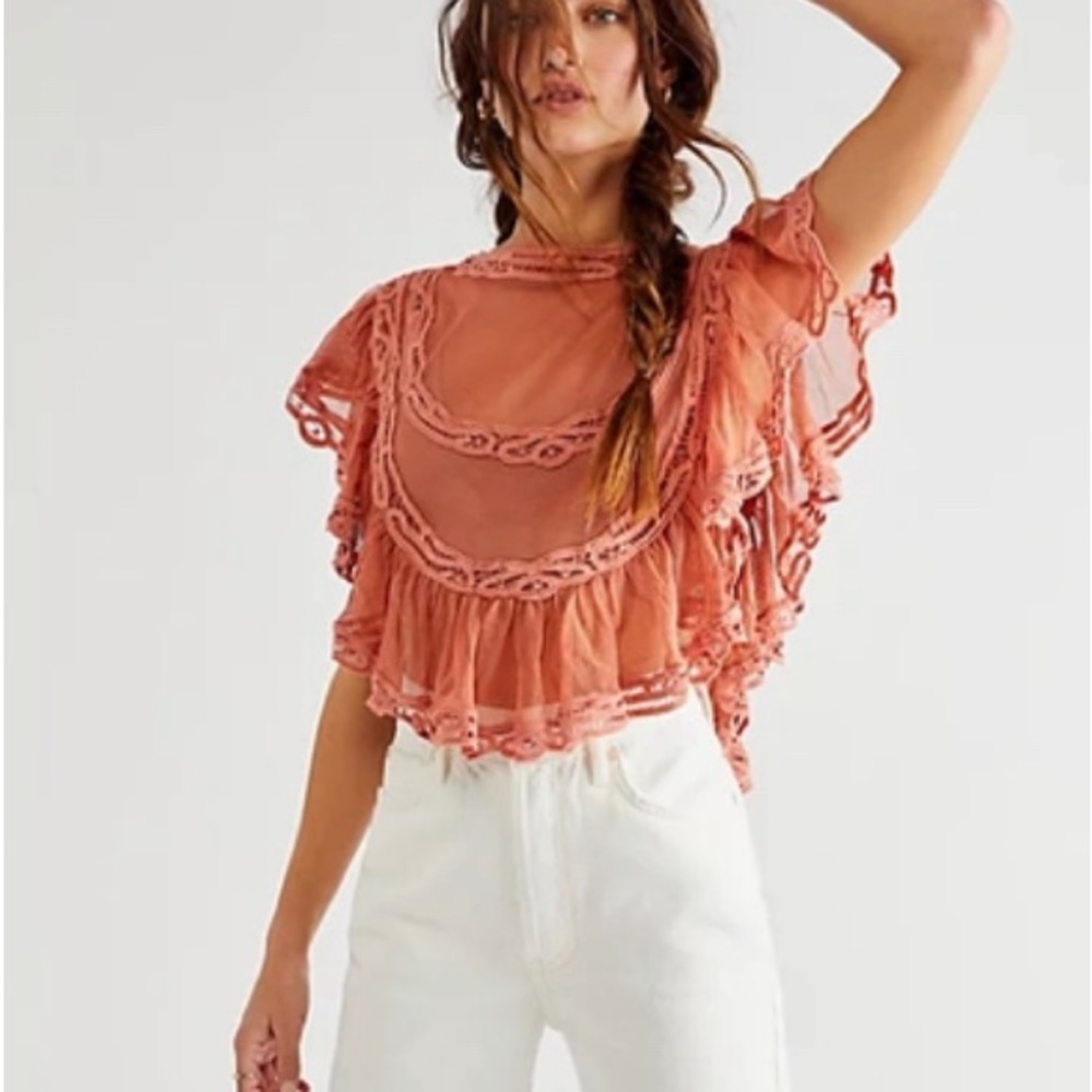 Free people lace top